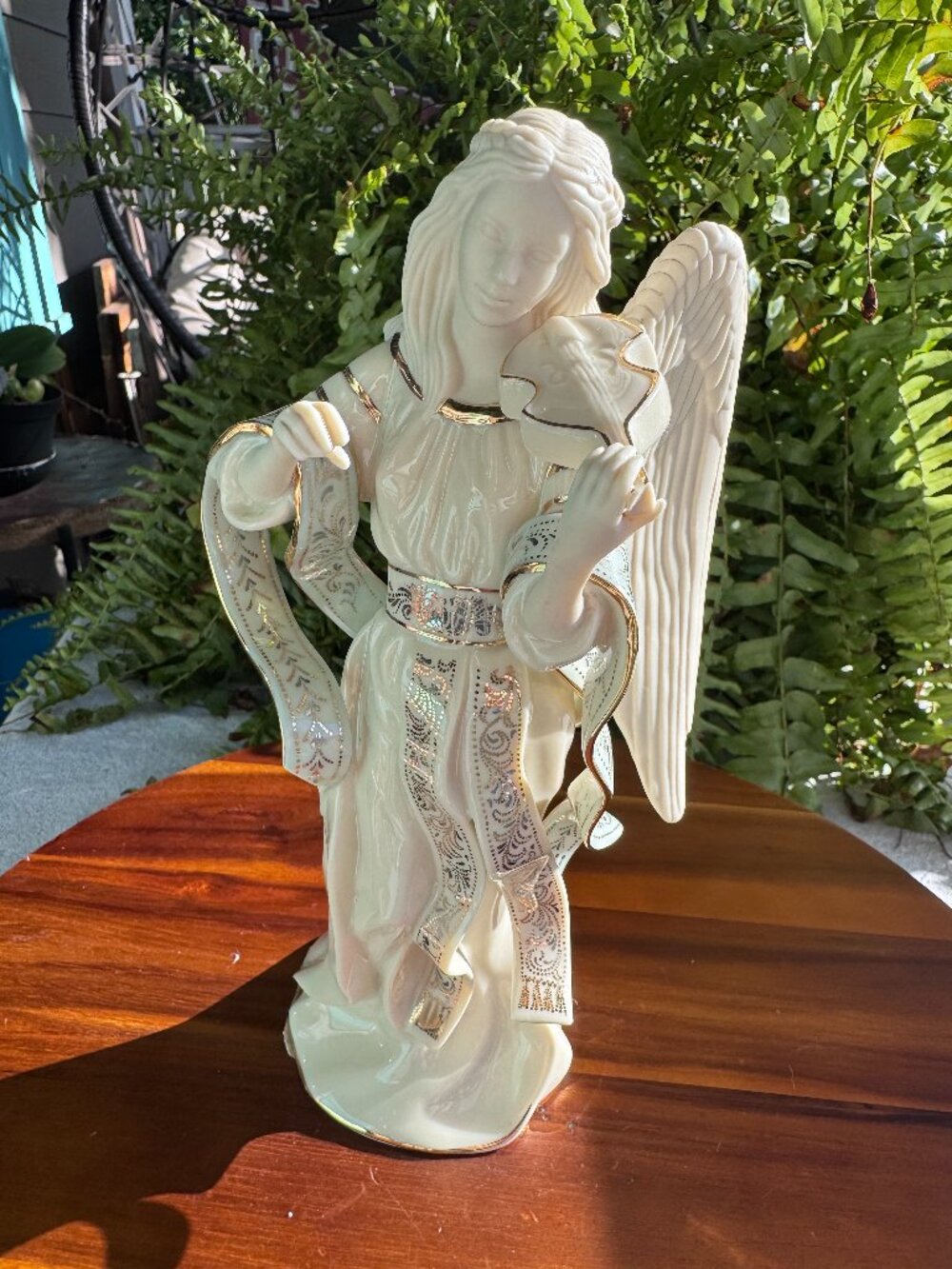 Vintage Lenox Fine Porcelain Baroque Angel Figurine
